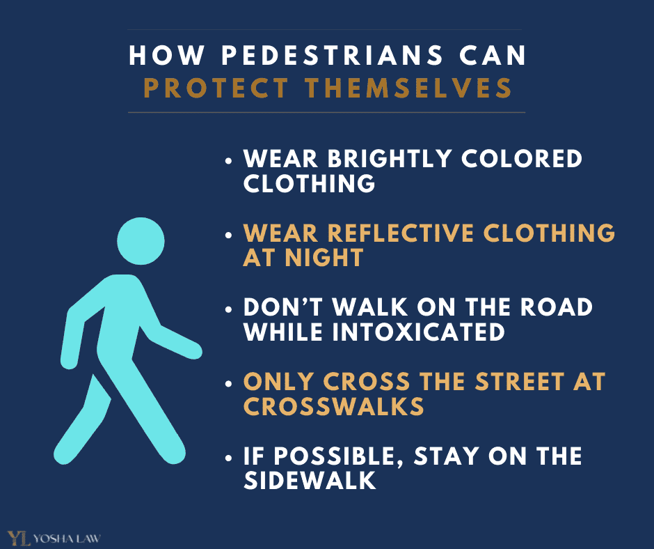 how pedestrian protect themselves