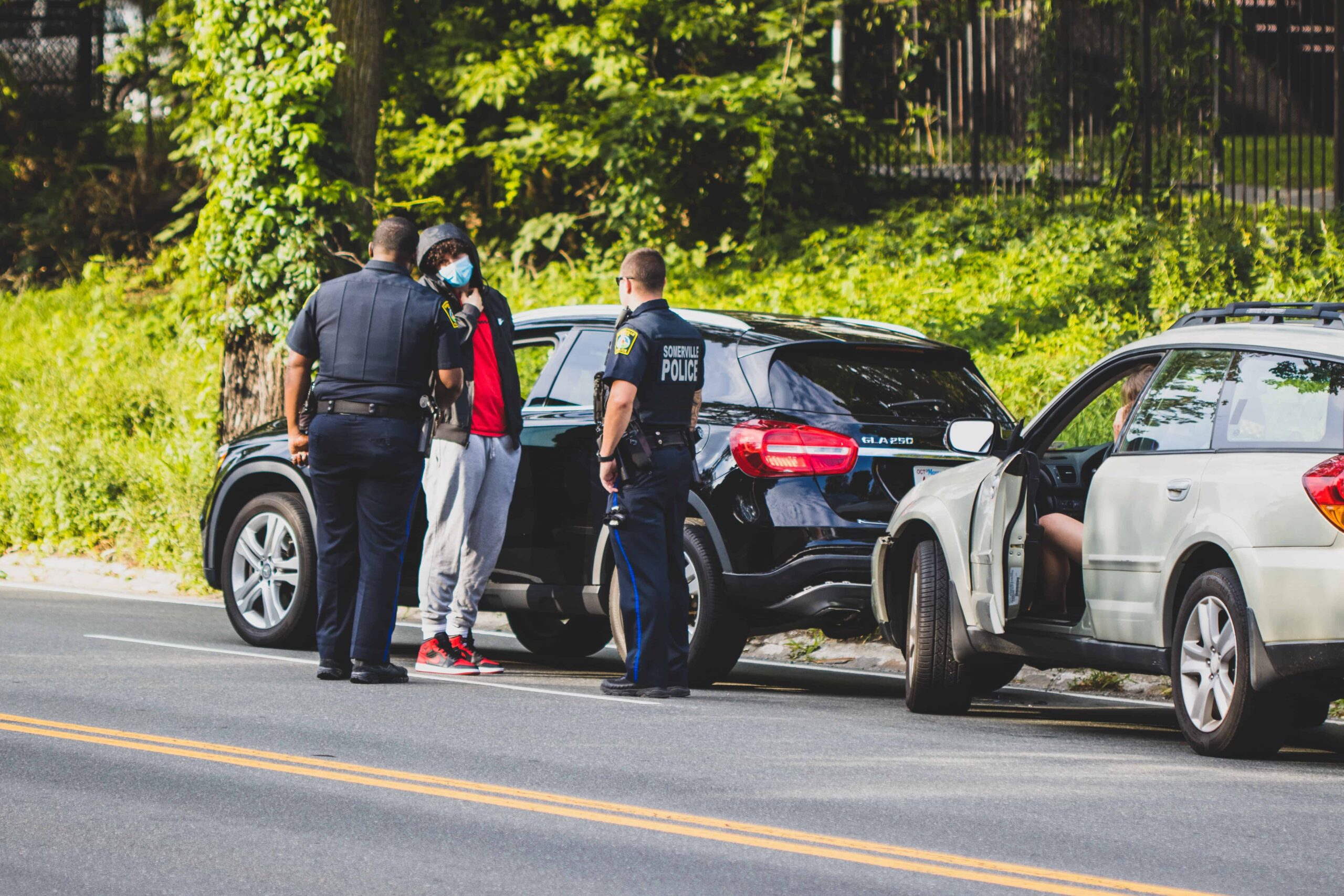 Single Car Accident Leaving The Scene