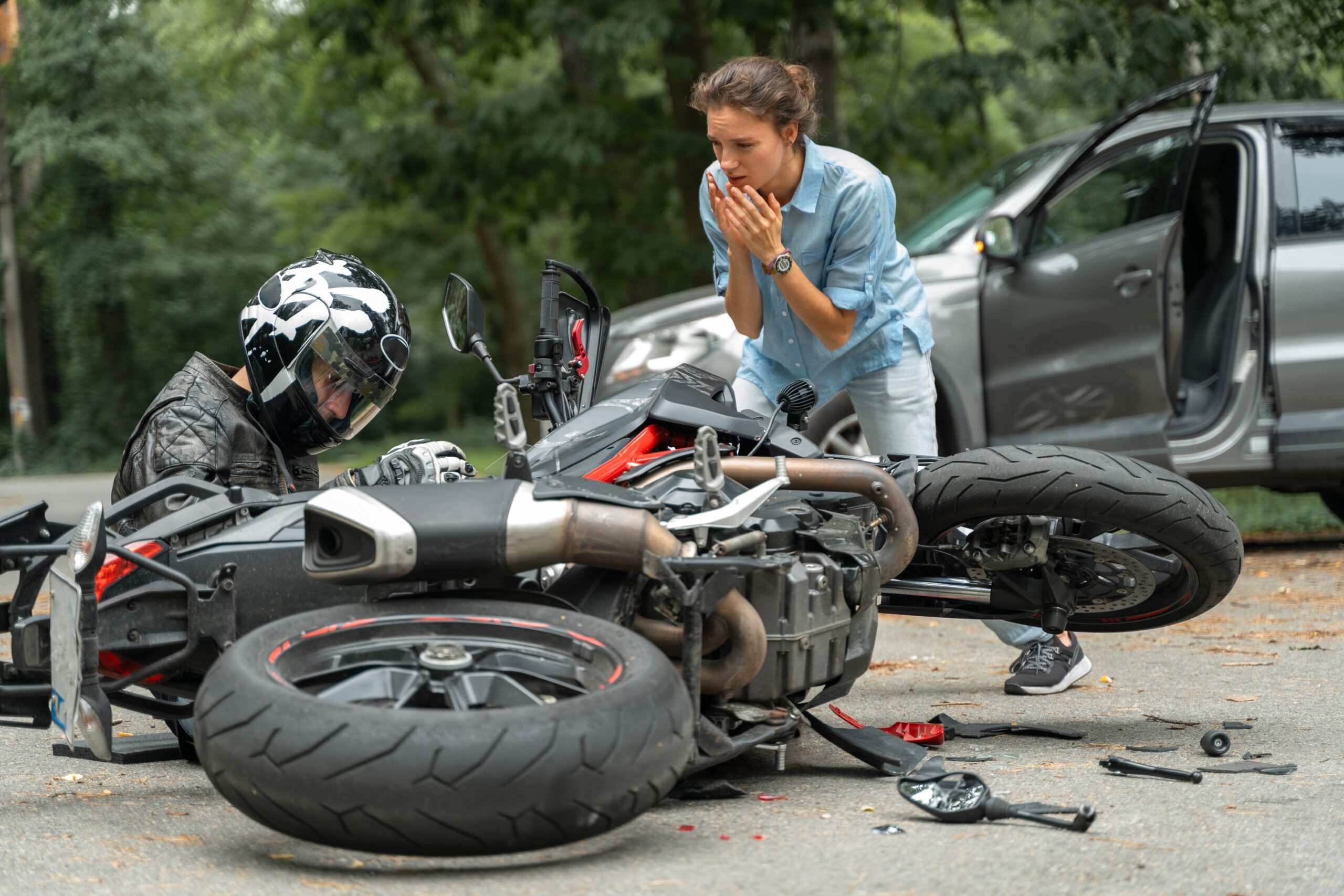 Unlicensed Motorcyclist