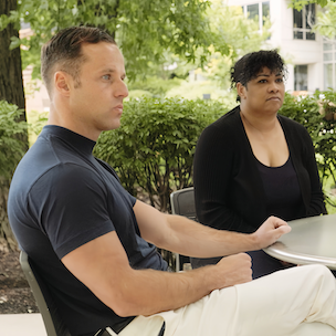 brandon yosha meeting with client
